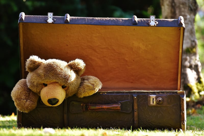 Suitcase Nightstand